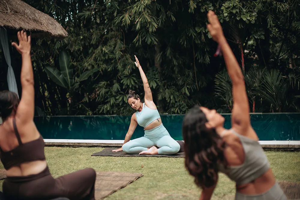 Abstract grid of calm blocks and notes